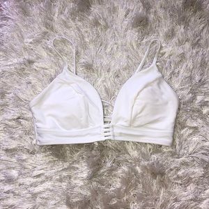 White bikini top